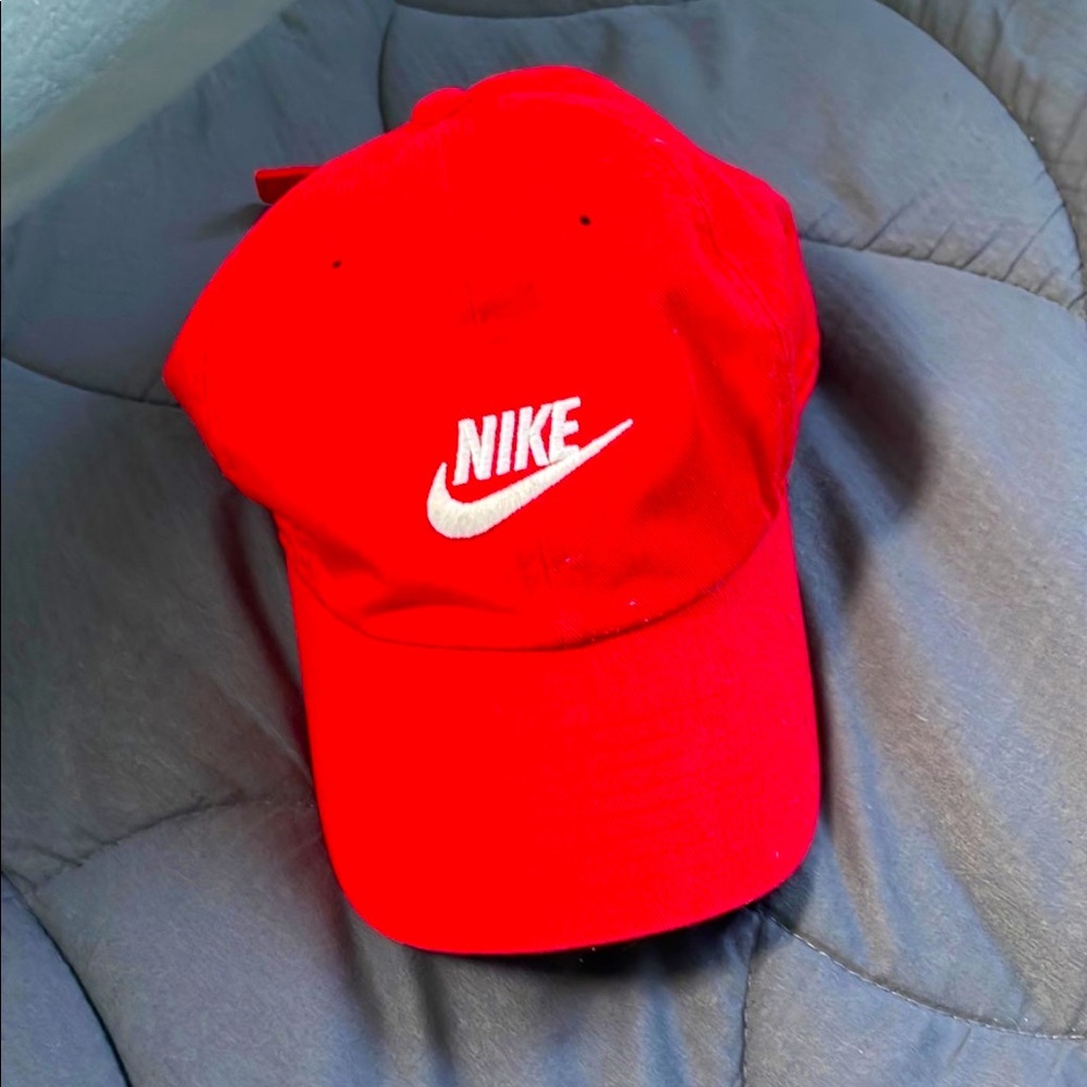Red nike hat